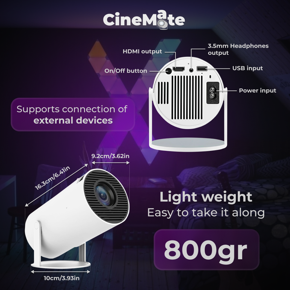 Cinemate Portable Projector